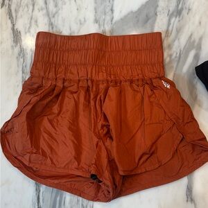 FP Movement The Way Home Shorts | Size S | Rust/Terracotta